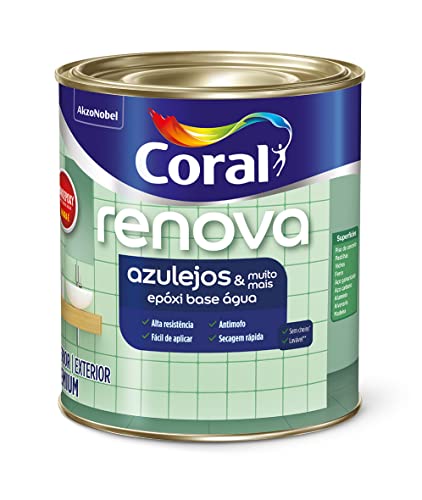 ➡️ RENOVA AZULEJOS & MUITO MAIS BRILHANTE BRANCO 900ML CORAL