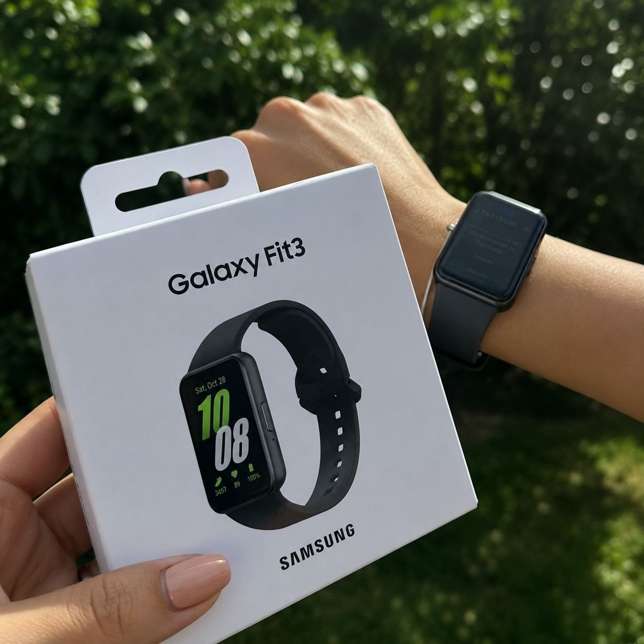 Samsung Galaxy Fit3 Pulseira Esportiva grafite