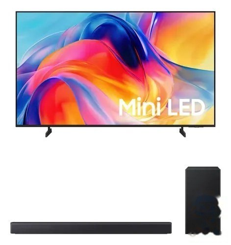 ⚠️ Samsung Smart Tv 50 Mini Led 4k M75h + Soundbar Hw-b450f