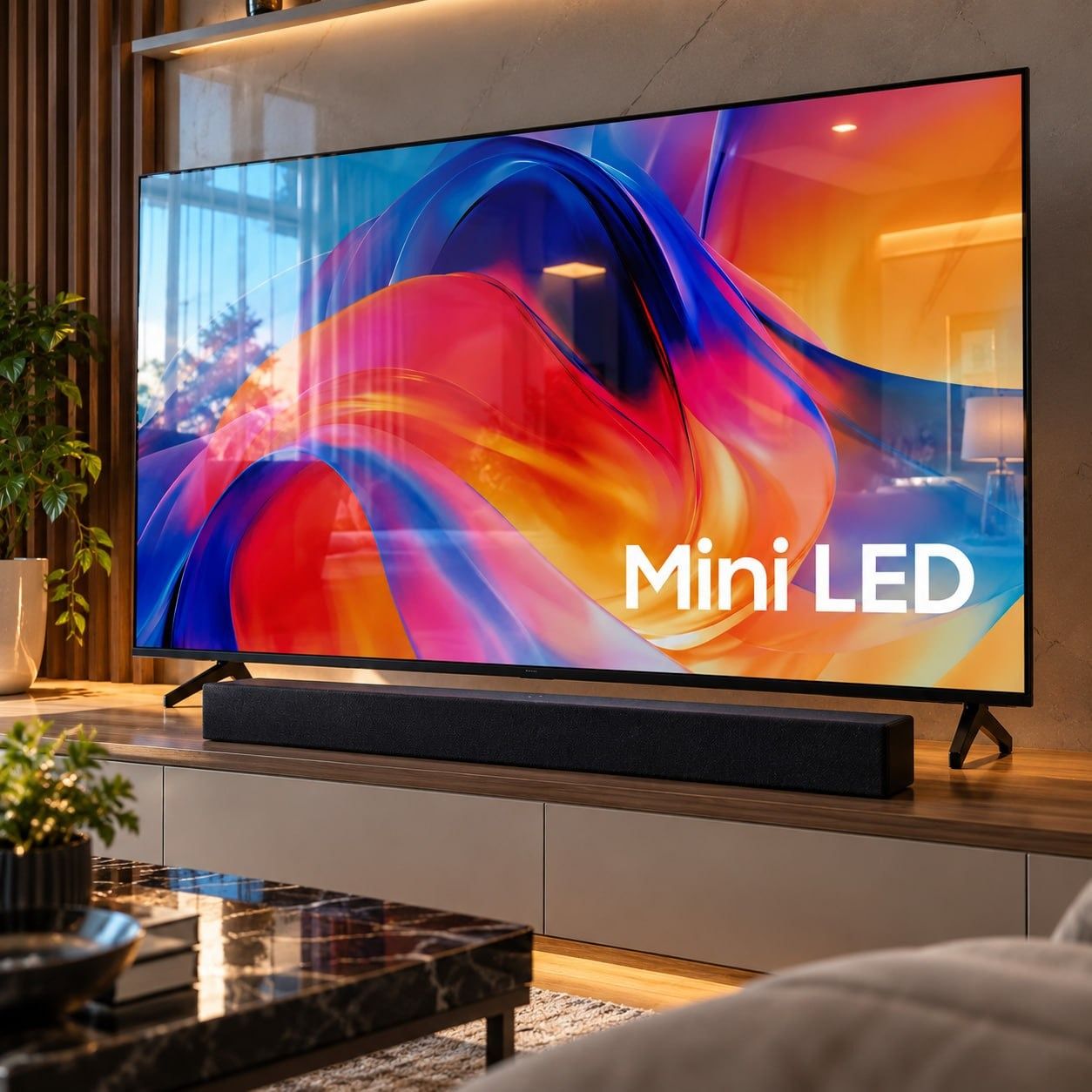 Samsung Smart Tv 55 Miniled 4k M75h + Soundbar Samsung Hw-b400f