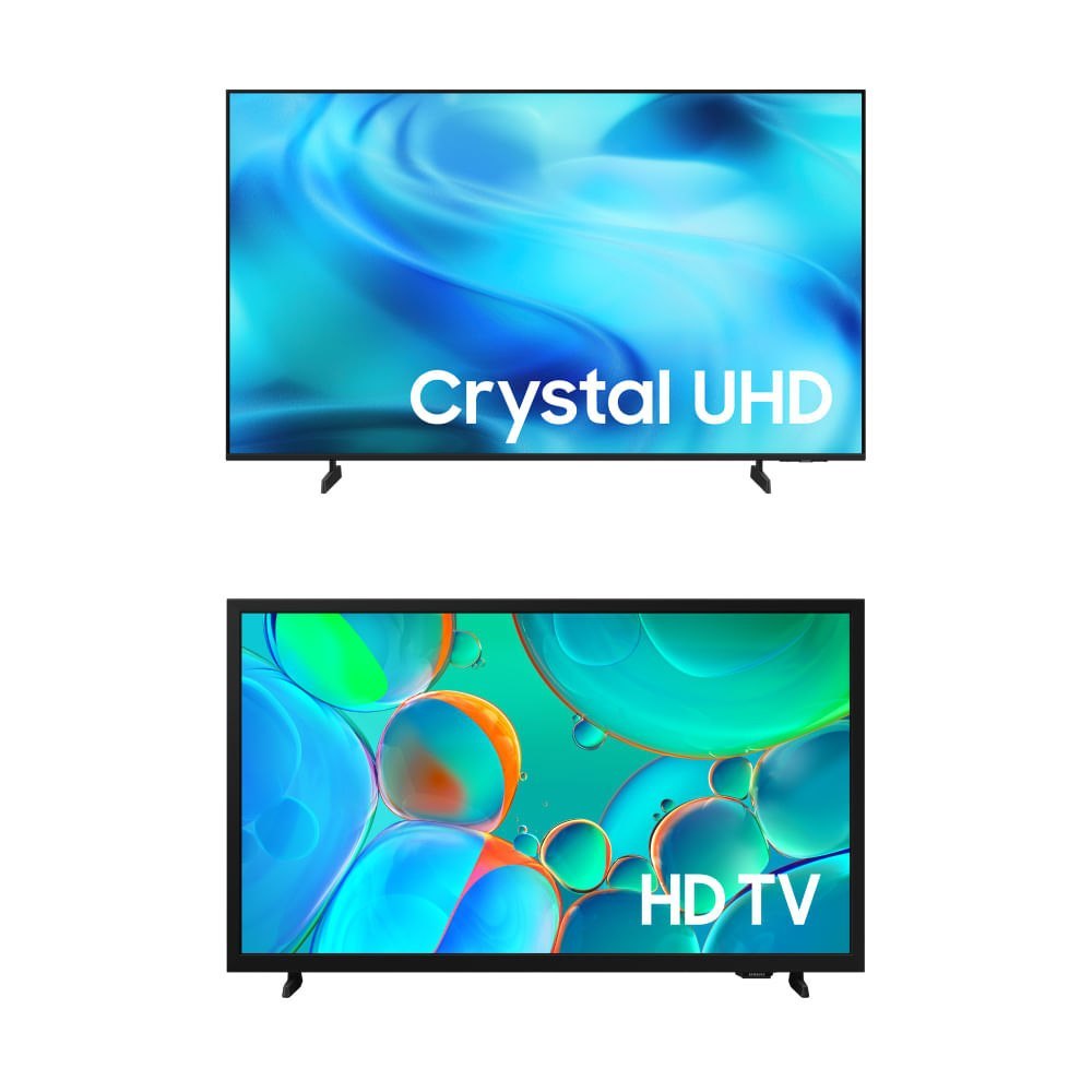 🔥 SAMSUNG SMART TV 55&QUOT; CRYSTAL UHD 4K U8000H 2026 + SAMSUNG SMART TV 32&QUOT; HD H5000F
