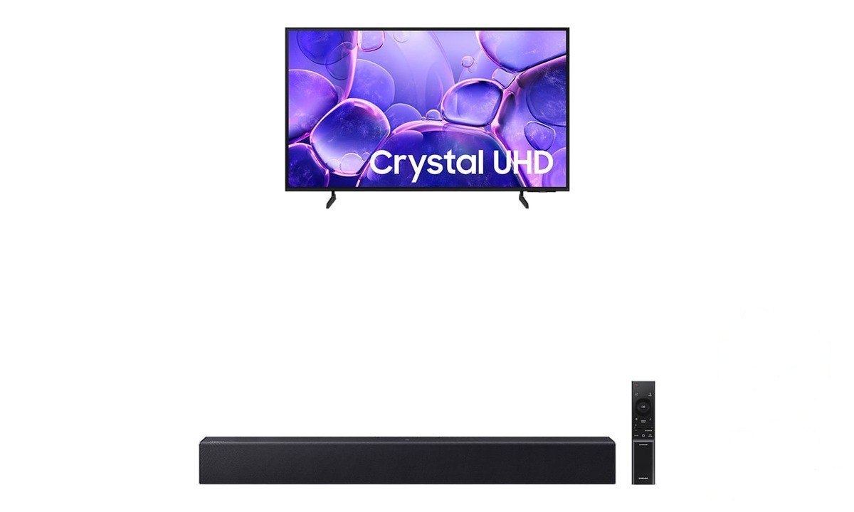 ➡️ SAMSUNG SMART TV 55&QUOT; CRYSTAL UHD 4K U8600F + SOUNDBAR HW-B400F