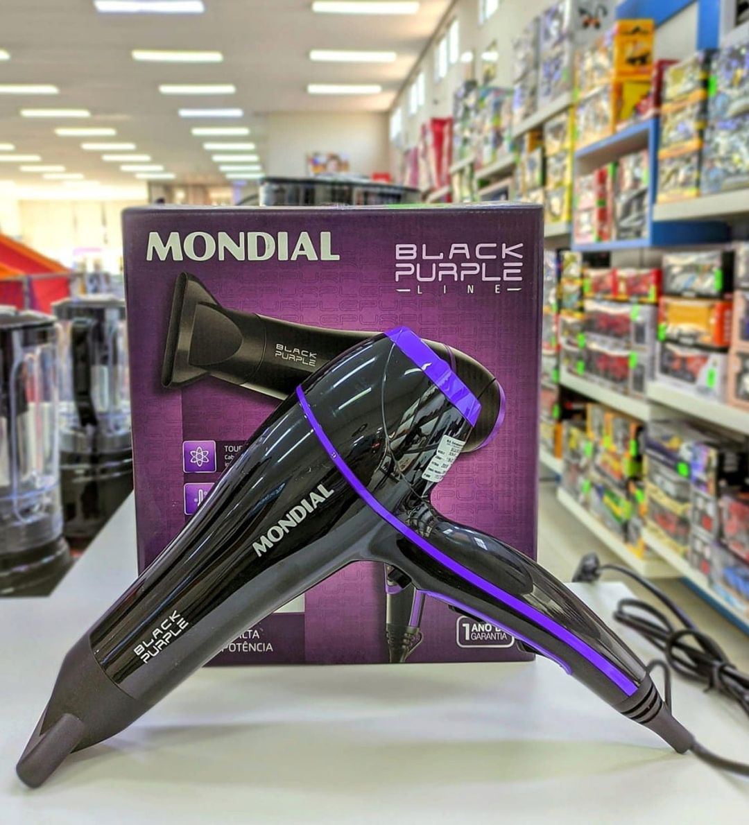 Secador de Cabelos Mondial Preto 2000W SCN-01