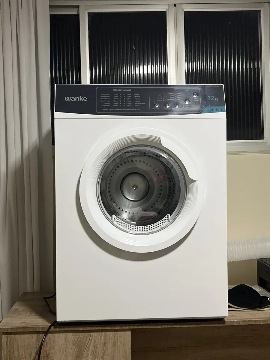Secadora de Roupas 12kg Wanke Comfort 12 Programas Branca SWSA120P