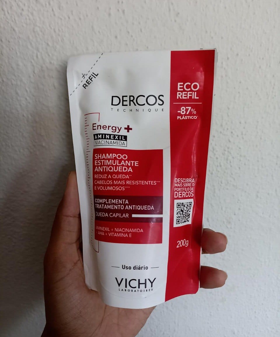 Shampoo Antiqueda Estimulante com Aminexil, Dercos Energy+ Vichy, 200g