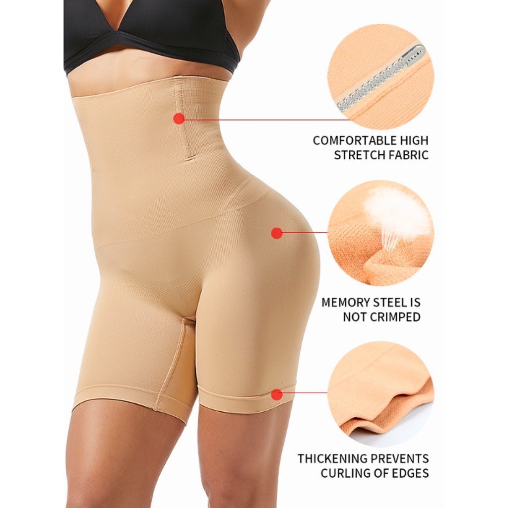 🔥 SHORTS CINTA MODELADOR LEVANTA EMPINA BUMBUM FEMININA ALTA COMPRESSÃO SHORTINHO