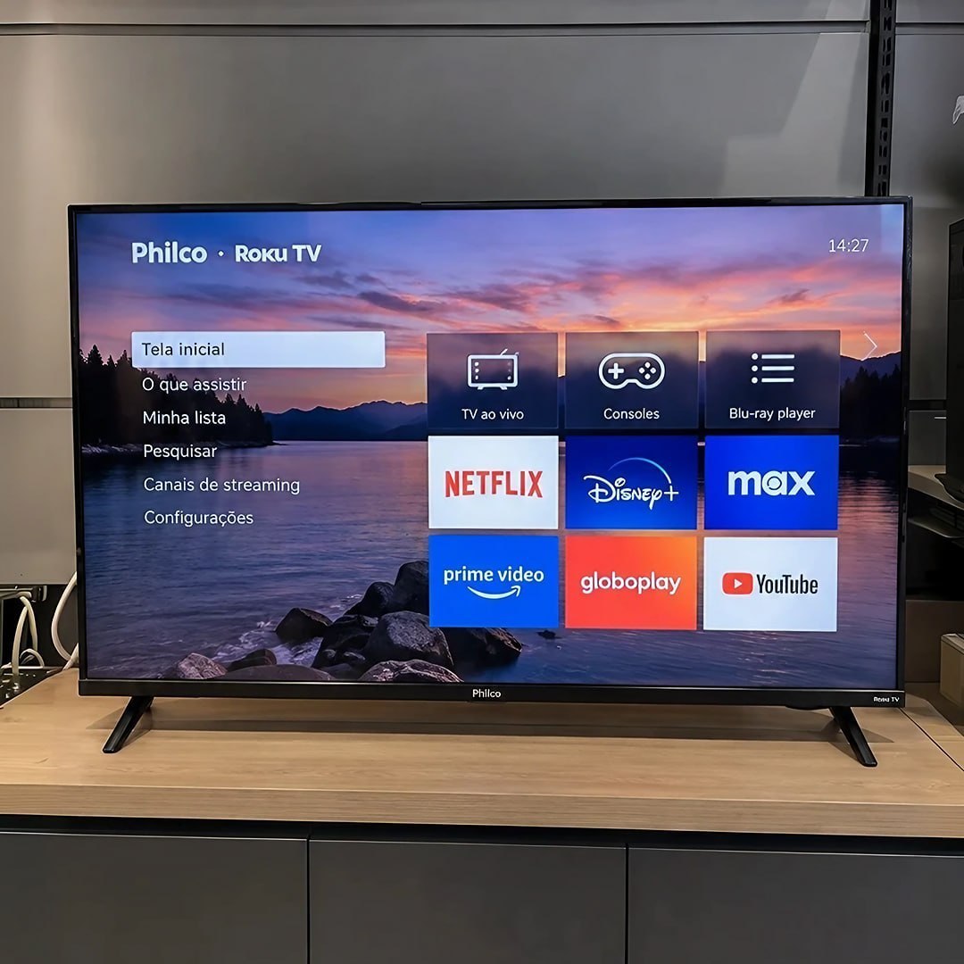 Smart Tv 43'' Philco Full Hd Roku Tv Hdr10 Dolby P43cra