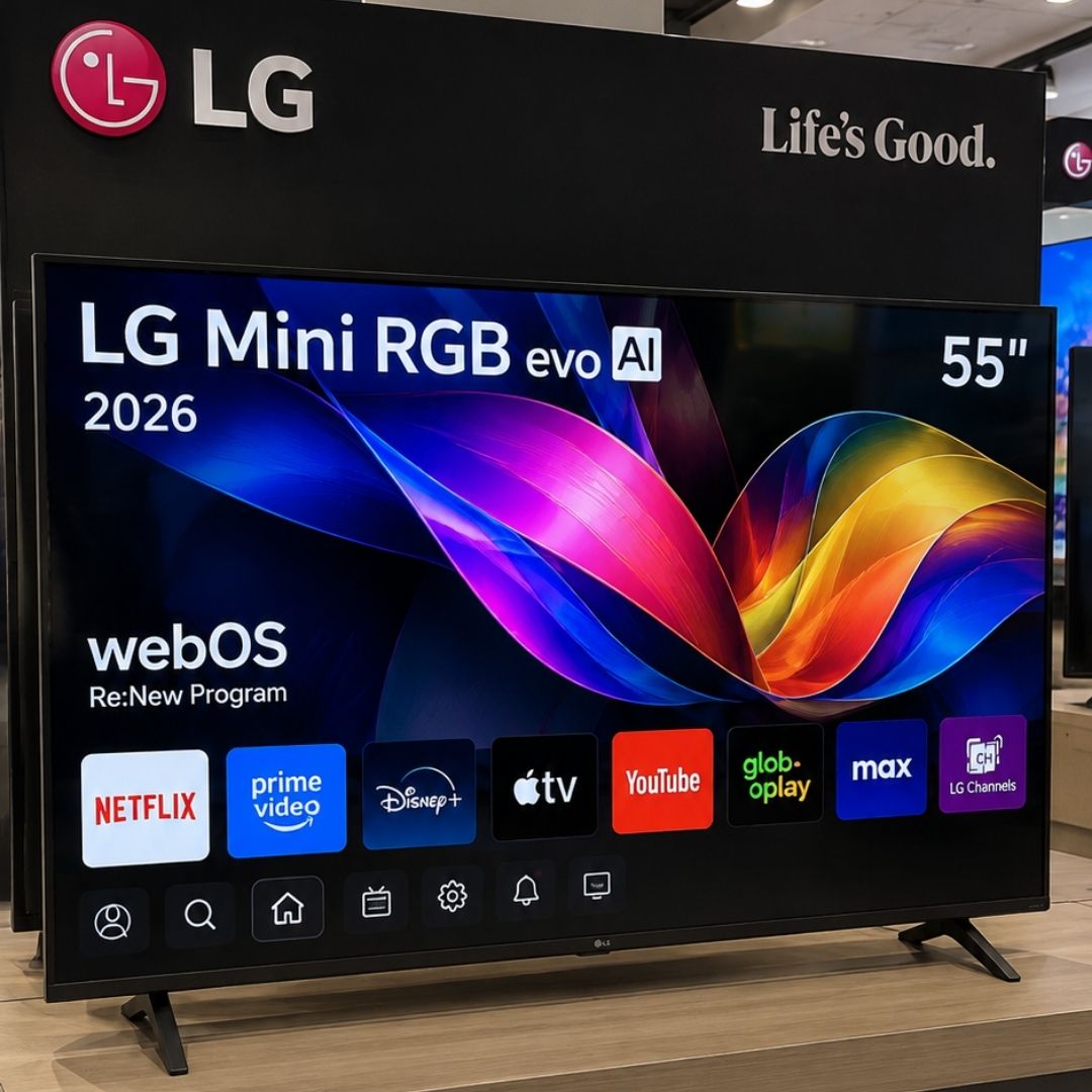 Smart TV 4K 55" LG Mini RGB evo AI MRGB85 2026