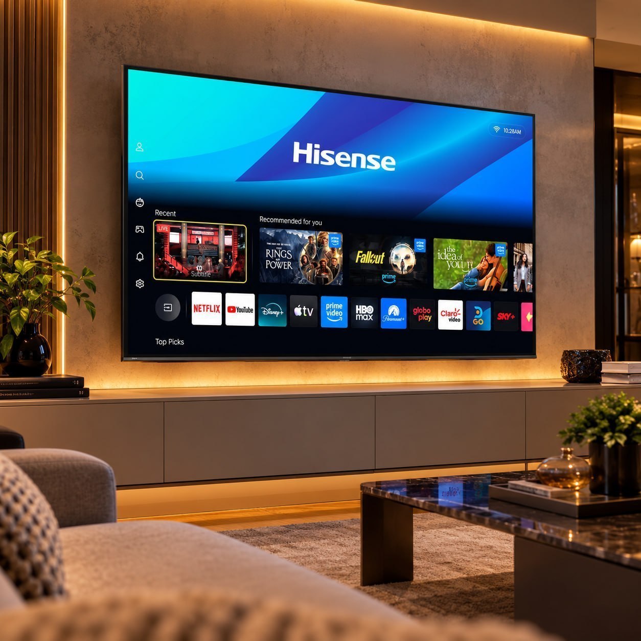 Smart Tv Hisense Hi-qled 4k 43 Polegadas 43q6qvv