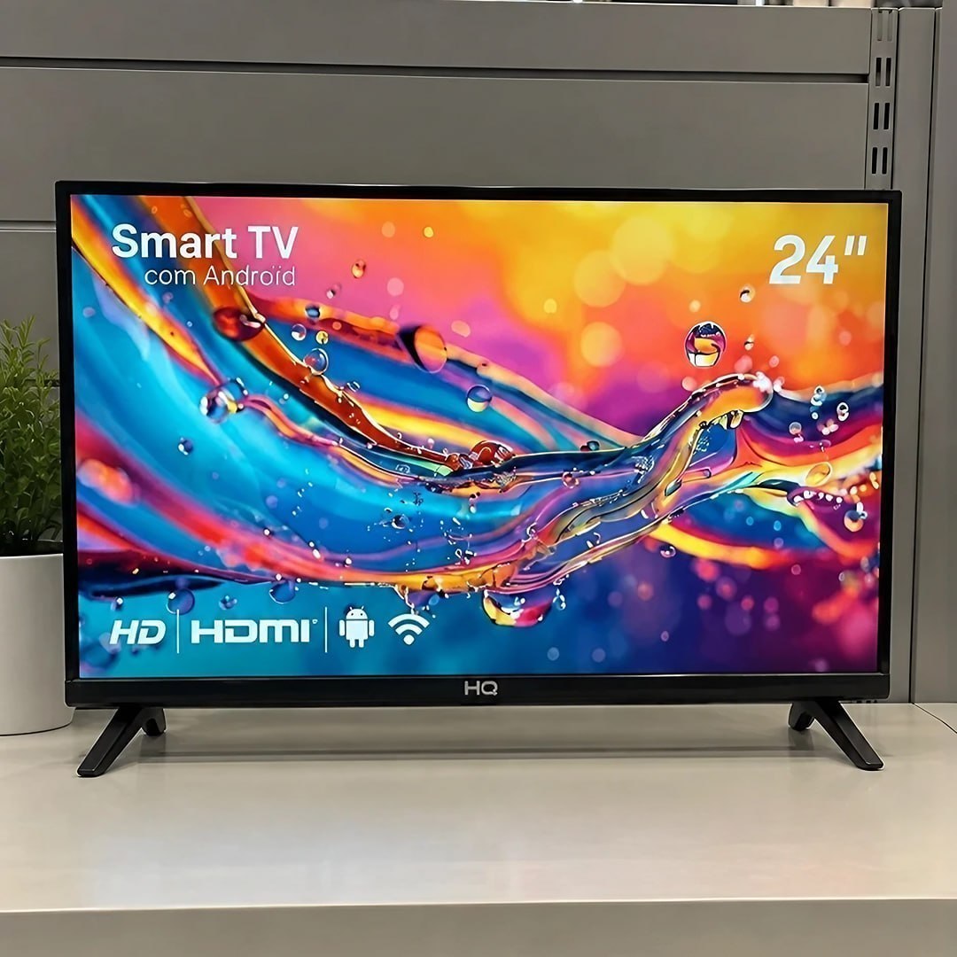 Smart Tv Hq 24 Led 3 Hdmi 2 Usb Wi-fi Android Hqs24nkhm