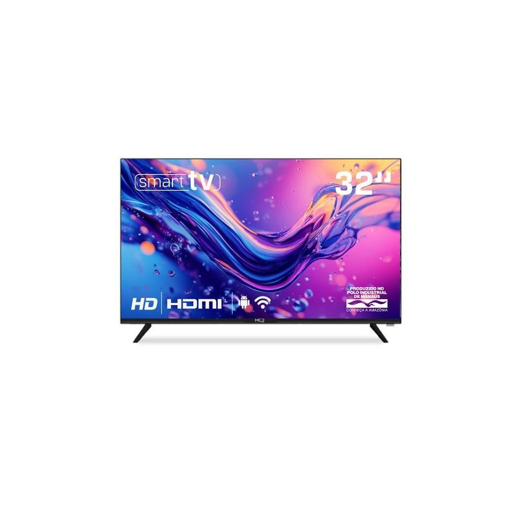 ⚠️ SMART TV HQ 32" HD TELA SEM BORDAS SISTEMA ANDROID DESIGN SLIM HQS32NKHM