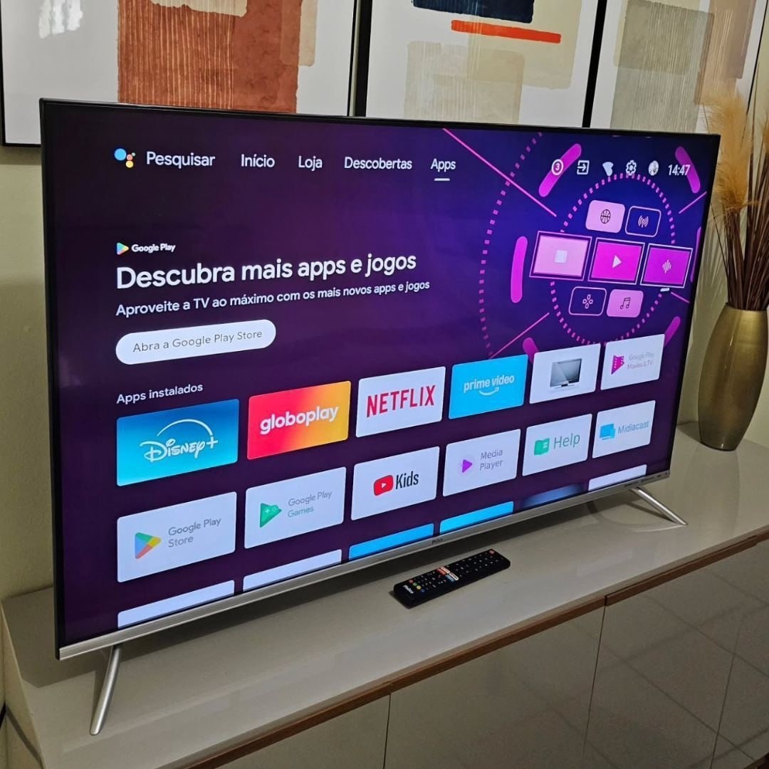 SMART TV PHILCO 50" 4K UHD ROKU TV HDR10 DOLBY AUDIO P50CRB SPACE GRAY