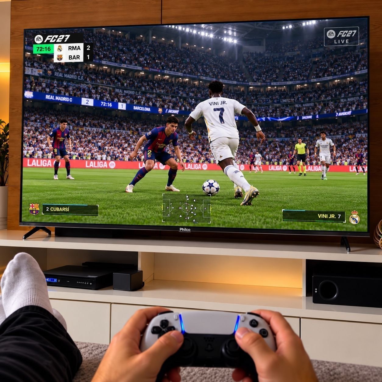 Smart Tv Philco 65 P65cga Qled Mini Led Quantum 4k Uhd bivolt