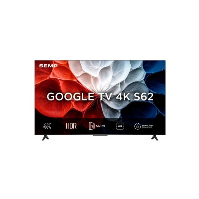 ⚠️ SMART TV SEMP 43 POLEGADAS S62 4K UHD GOOGLE TV 43S62