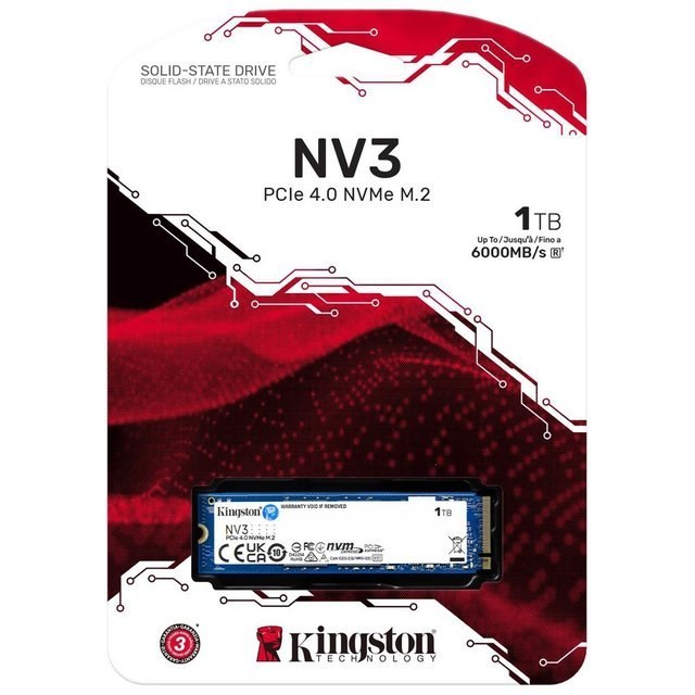 ➡️ SSD M.2 NVME 1TB KINGSTON NV3 SNV3S/1000G