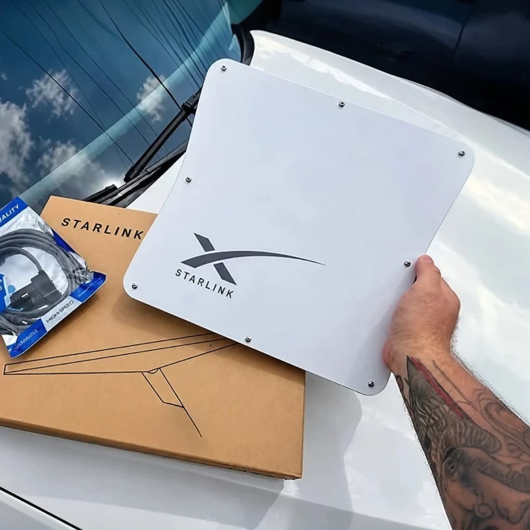 Starlink Mini Kit Antena Satélite com Roteador Wi-Fi