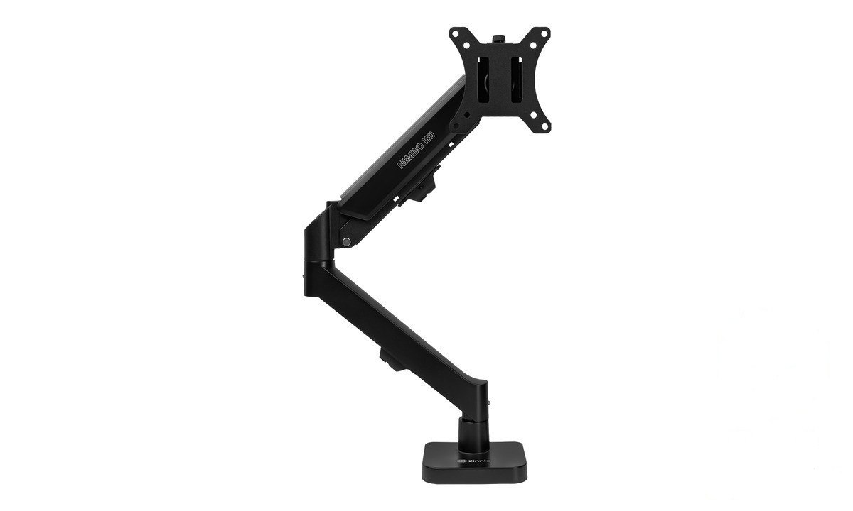 ➡️ SUPORTE ARTICULADO PARA MONITOR 13 A 32 PISTÃO A GÁS AJUSTÁVEL ZINNIA NIMBO 110 PRETO