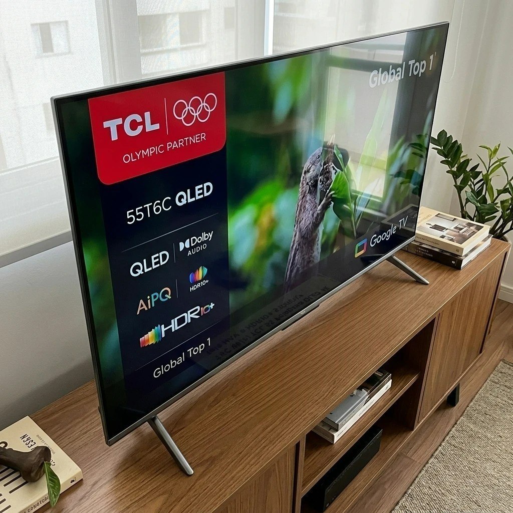 TELÃO 55" QLED DA TCL PRO SEU CINEMA EM CASA 🍿📺