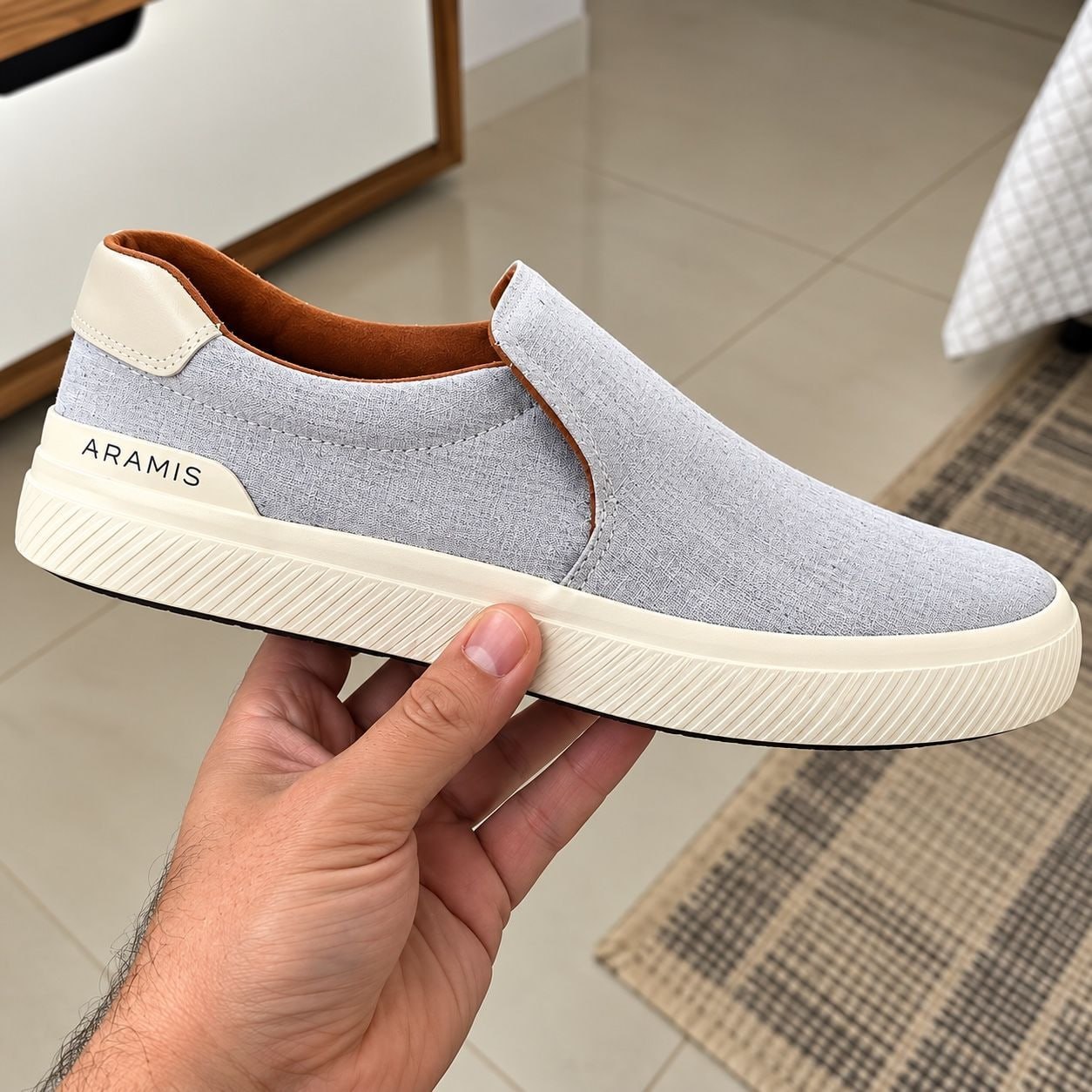 Tênis Masculino Casual Aramis Daily Slip Confortável