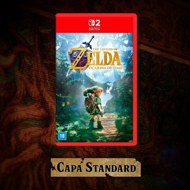➡️ THE LEGEND OF ZELDA: OCARINA OF TIME CAPA REGULAR NINTENDO SWITCH 2