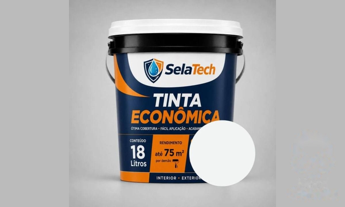 ⚠️ Tinta Acrílica Econômica 18l Fosca Selatech Interno Externo
