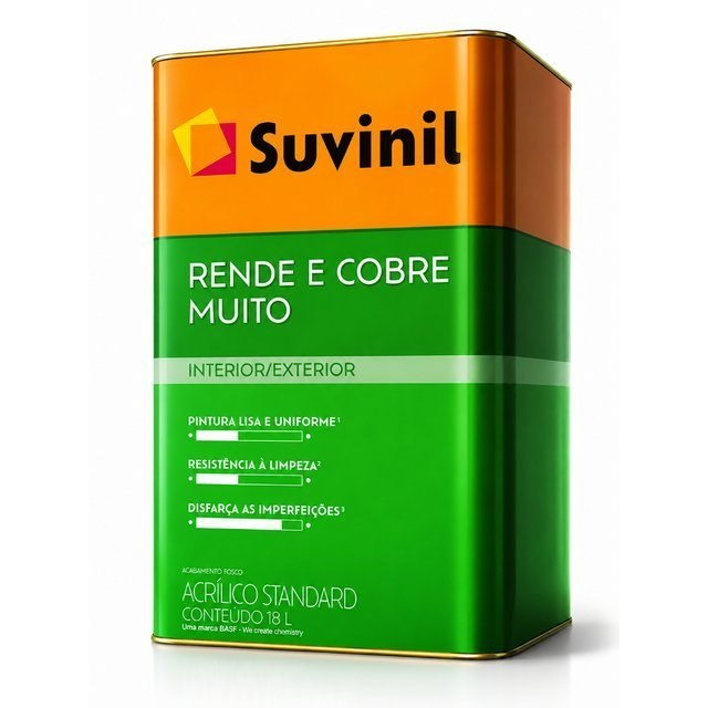 ⚠️ TINTA RENDE &AMP; COBRE MUITO CORES BÁSICAS18L SUVINIL
