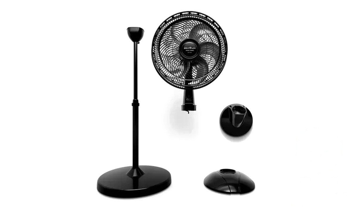 ➡️ Ventilador de Coluna Britânia 6 Pás 160W Maxx Force