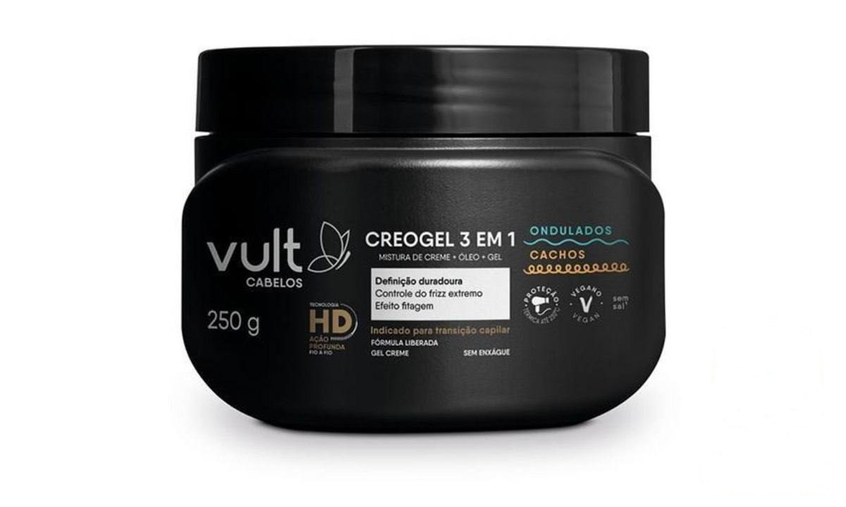 ⚠️ VULT CREOGEL 3 EM 1 ONDULADOS E CACHOS 250G