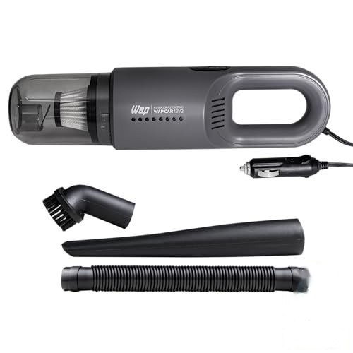 ➡️ WAP Aspirador de Pó Automotivo Car 12V2, Portátil, 420ml, com Recipiente Removível e Filt...