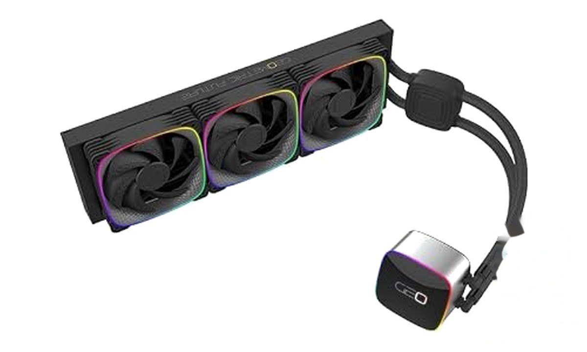➡️ Water Cooler Geometric Future Eskimo 36 RGB Preto