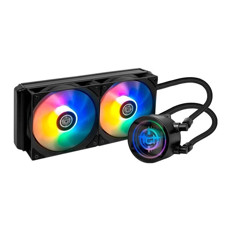 ➡️ WATER COOLER TGT SPARTEL V2, RAINBOW, 240MM, PRETO, TGT-SPLV240-BK01