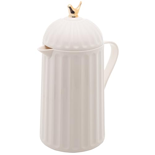 WOLFF Garrafa Térmica de Plástico Bird Branca 600ml - Enxoval - Organização - Decoração - Co...