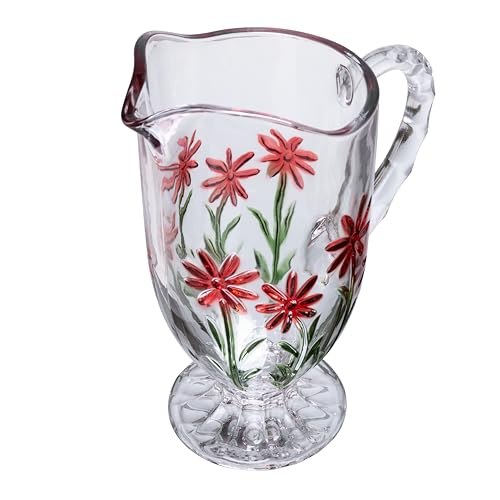 ➡️ WOLFF Jarra Red Flower 1,3L Vidro